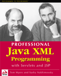 Professional Java XML Programming with Servlets and JSP